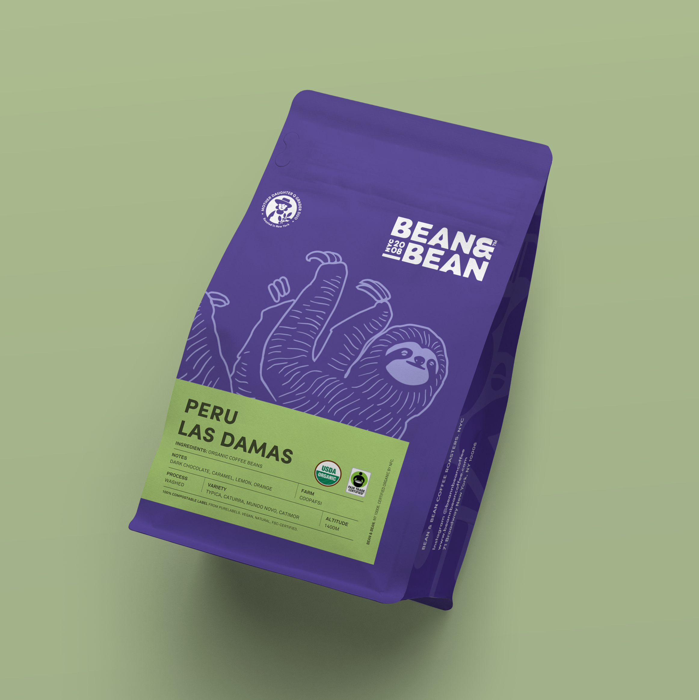Peru Las Damas Organic packshot