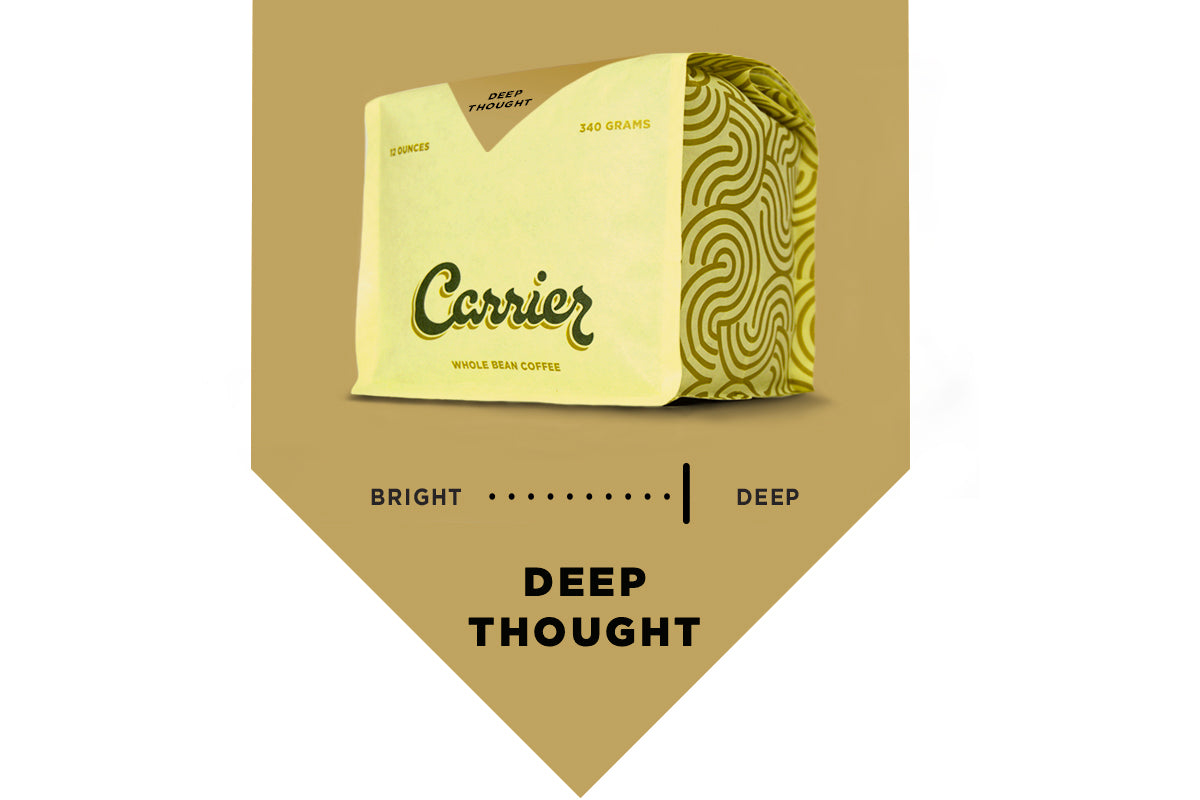 Deep Thought // Seasonal Dark Roast packshot