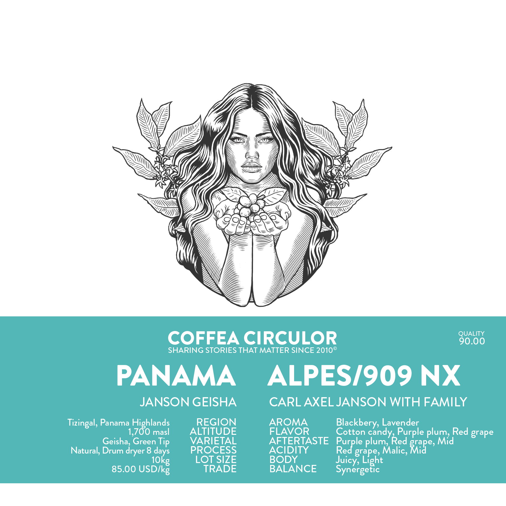 PANAMA Janson Geisha Alpes /909 Natural NX packshot