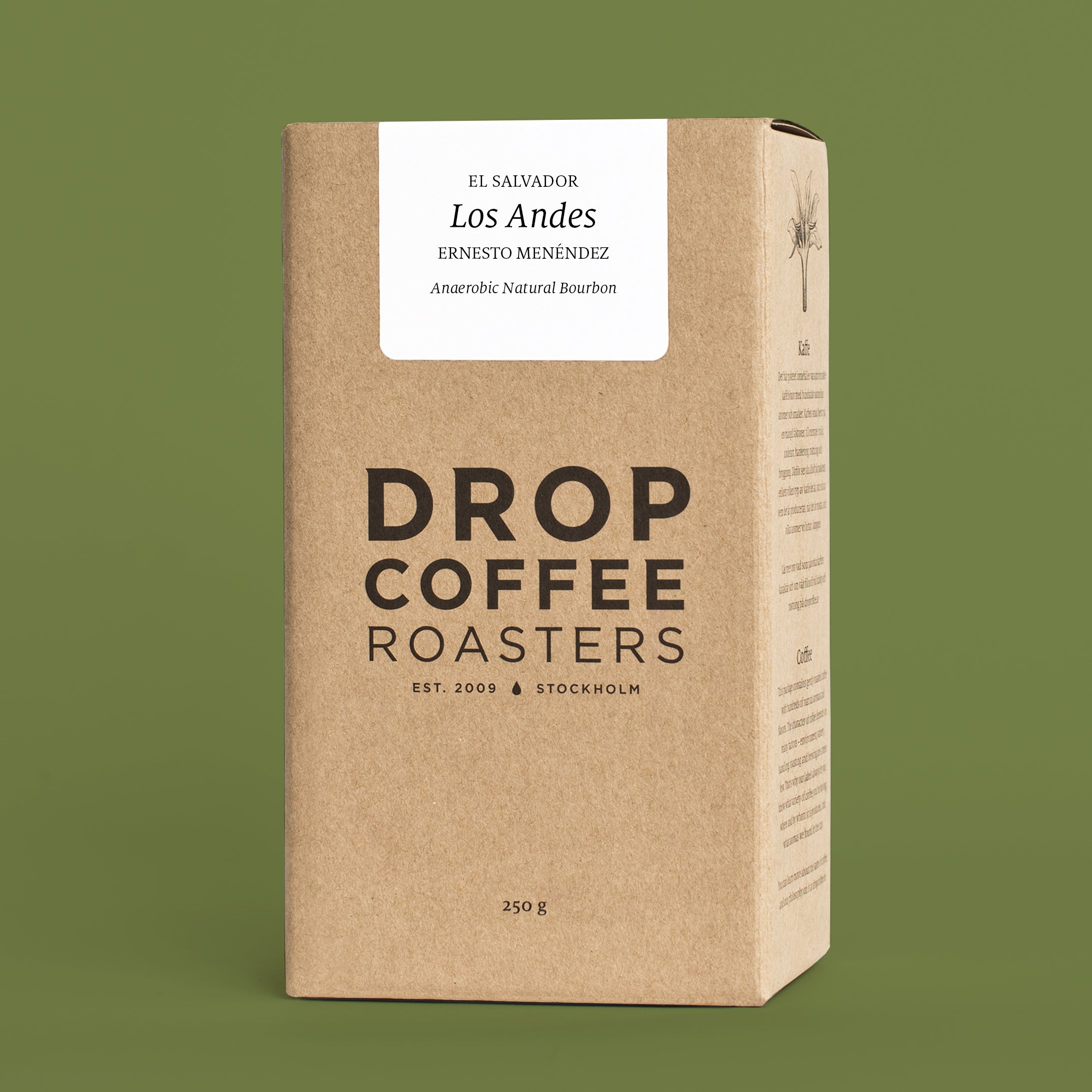Los Andes, Anaerobic Natural Bourbon, El Salvador packshot