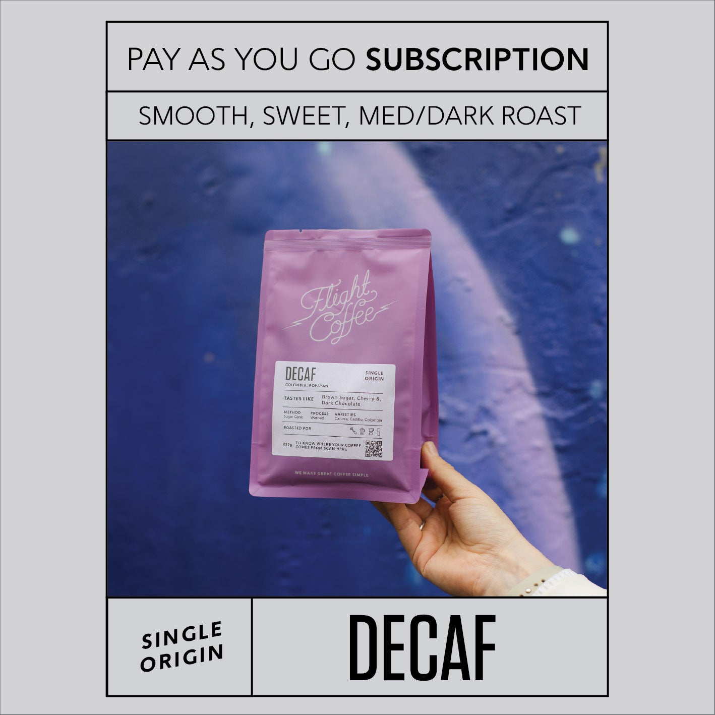 Decaf Pay As You Go packshot