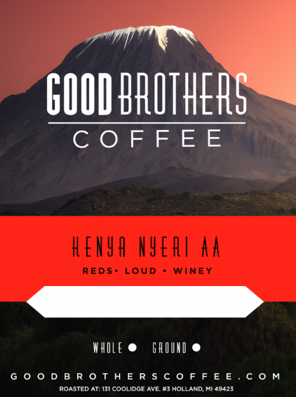 Kenya Nyeri AA packshot