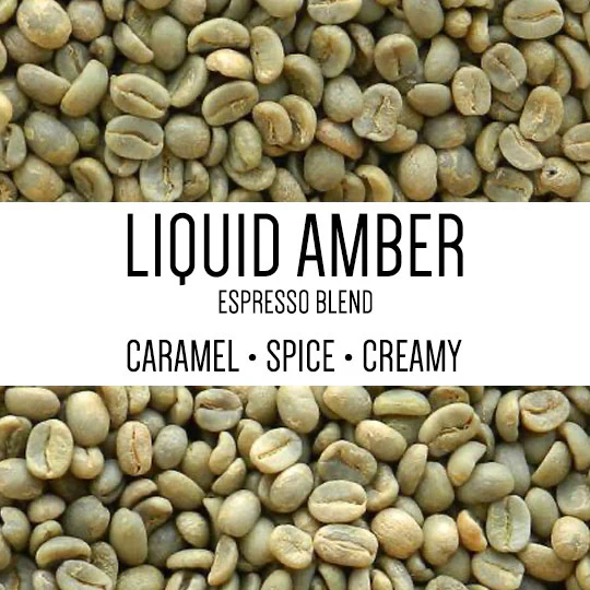 Liquid Amber Espresso Blend - GREEN BEANS packshot