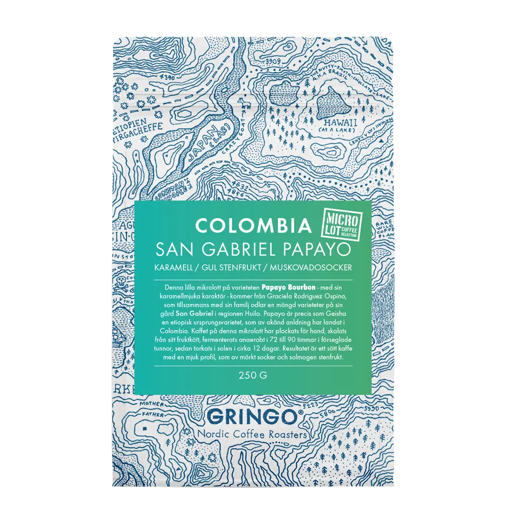 Colombia San Gabriel Papayo packshot