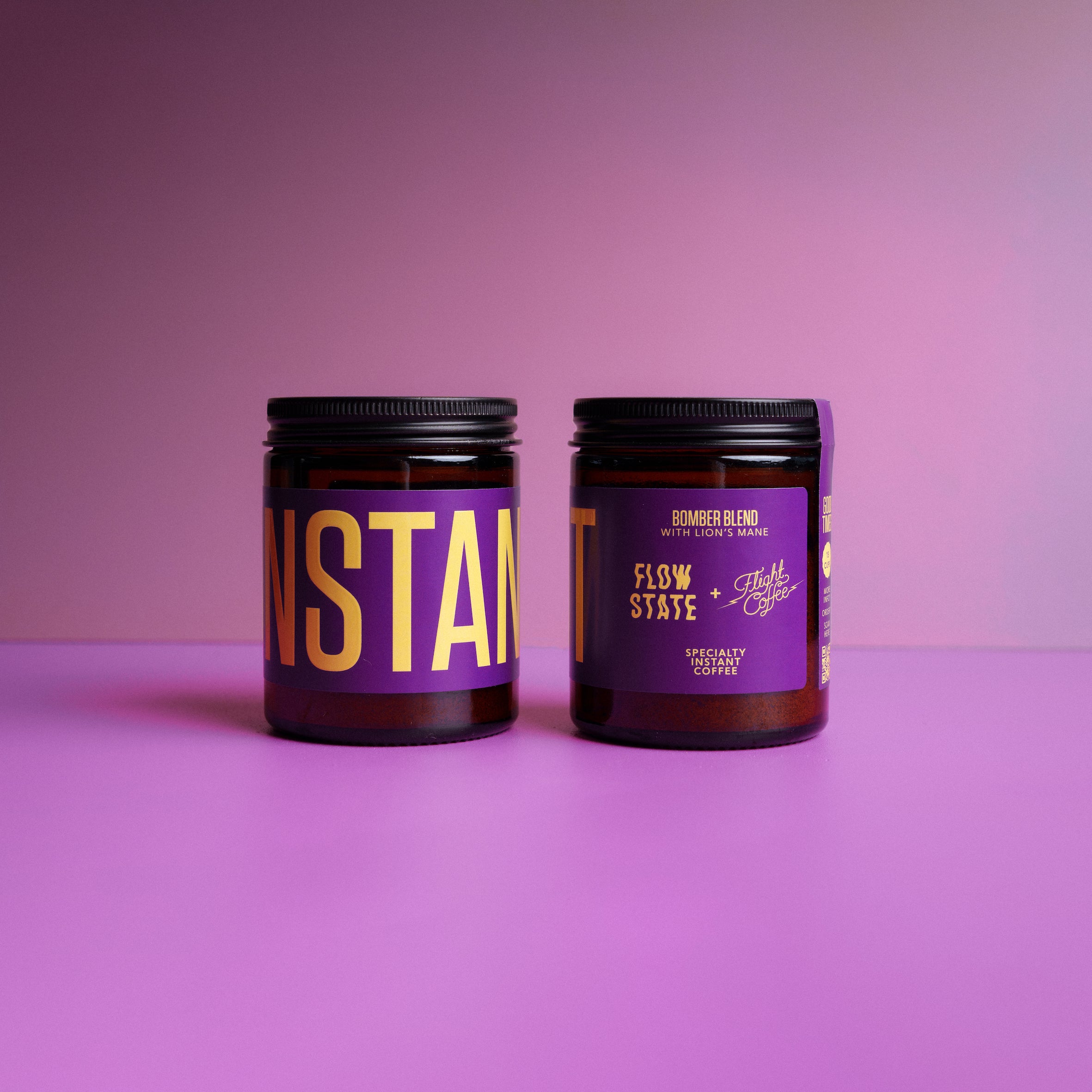 Bomber WITH LION'S MANE Specialty Instant Coffee packshot