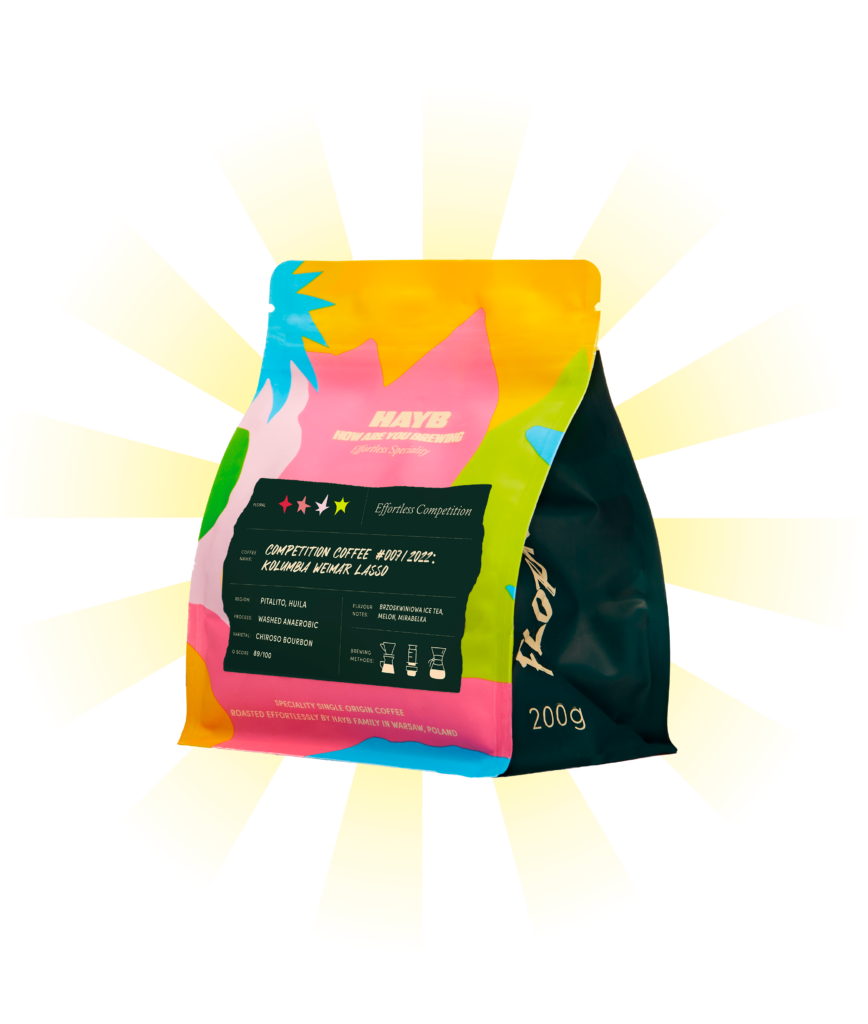 Competition Coffee #007/2022: Colombia Weimar Lasso packshot