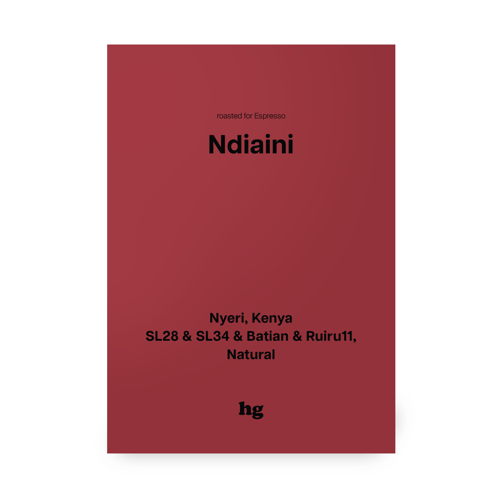 Ndiaini, SL28 & SL34 & Batian & Ruiru11, Natural, Kenya #E (In-store) packshot