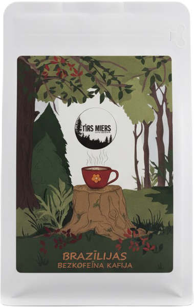 Brazil - Decaf coffee packshot