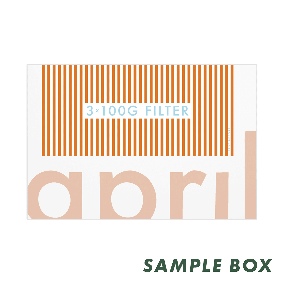 April Filter Sample Box packshot