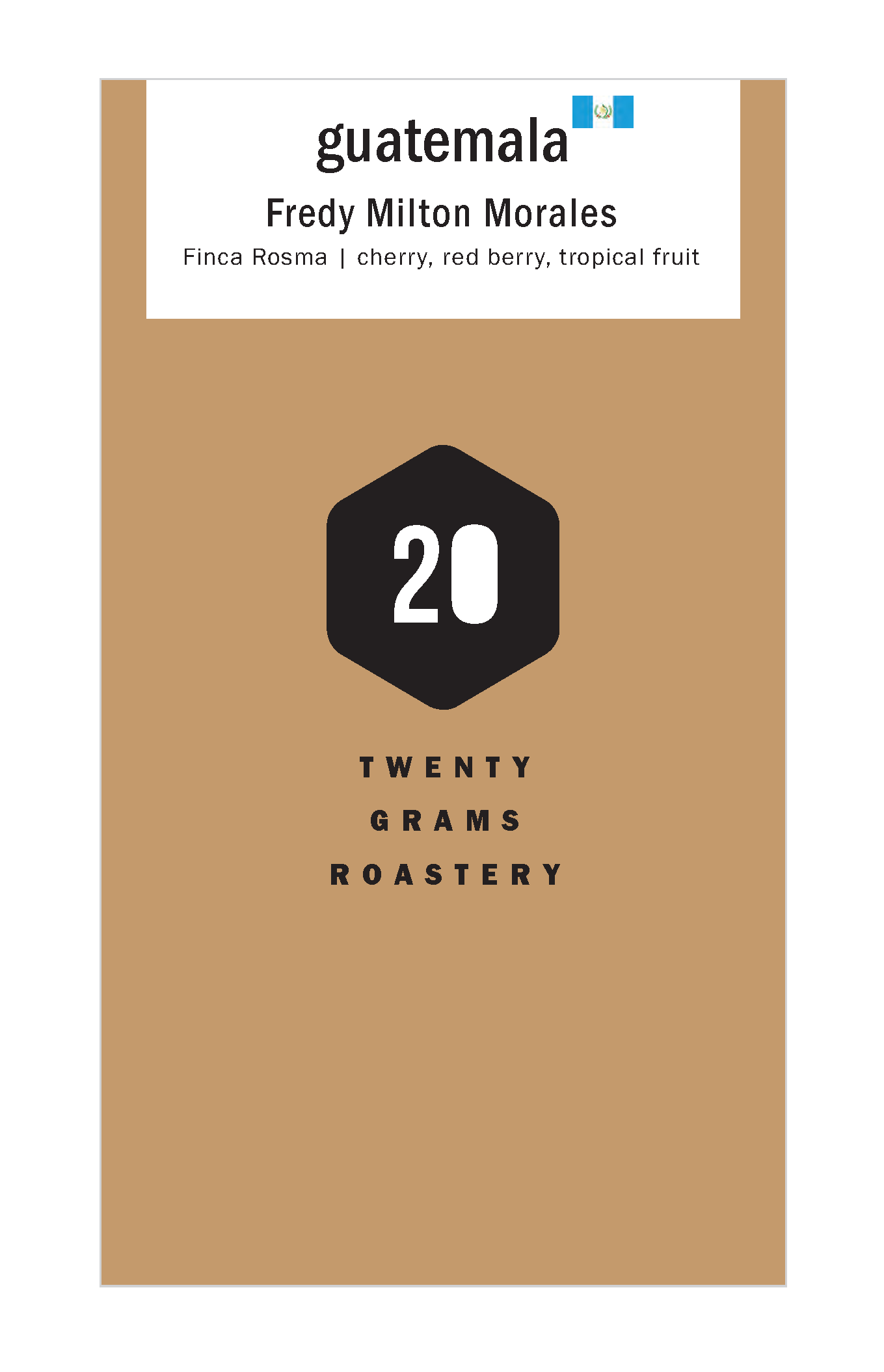 Finca Rosma - Pacamara Natural - Filter packshot