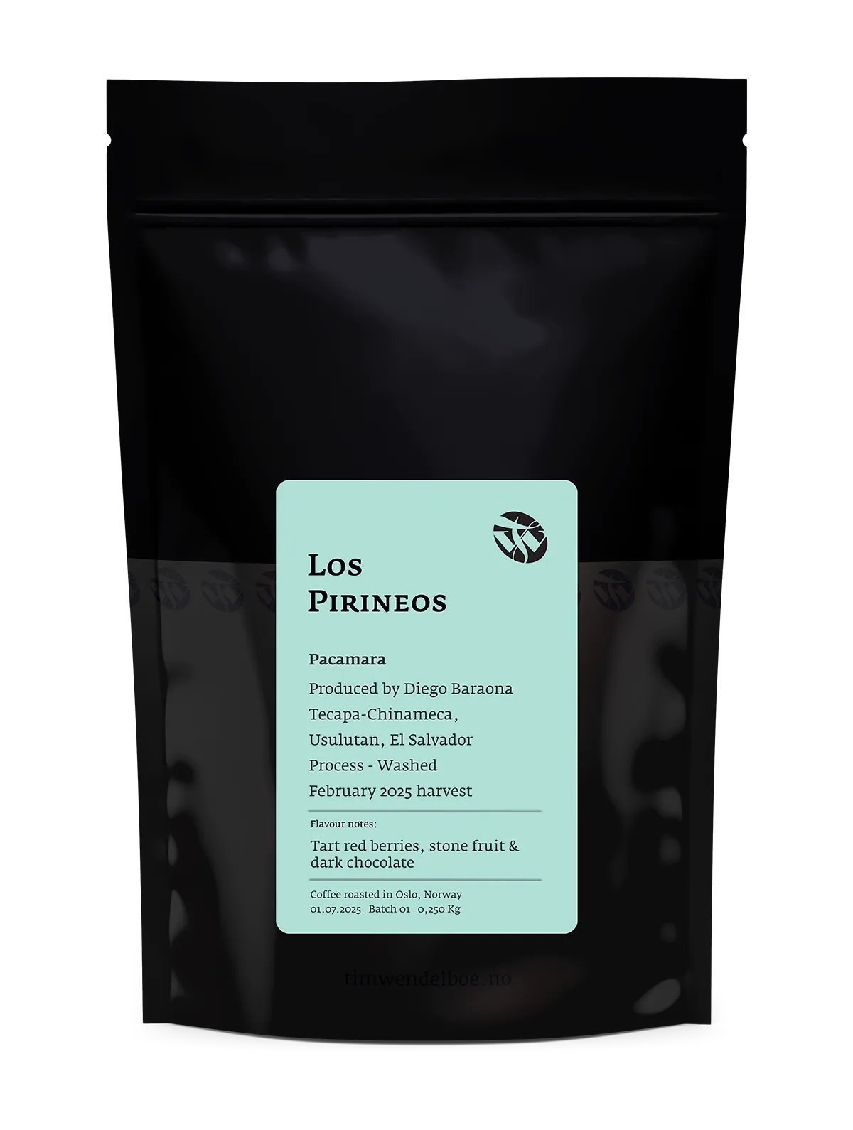 Los Pirineos Pacamara packshot